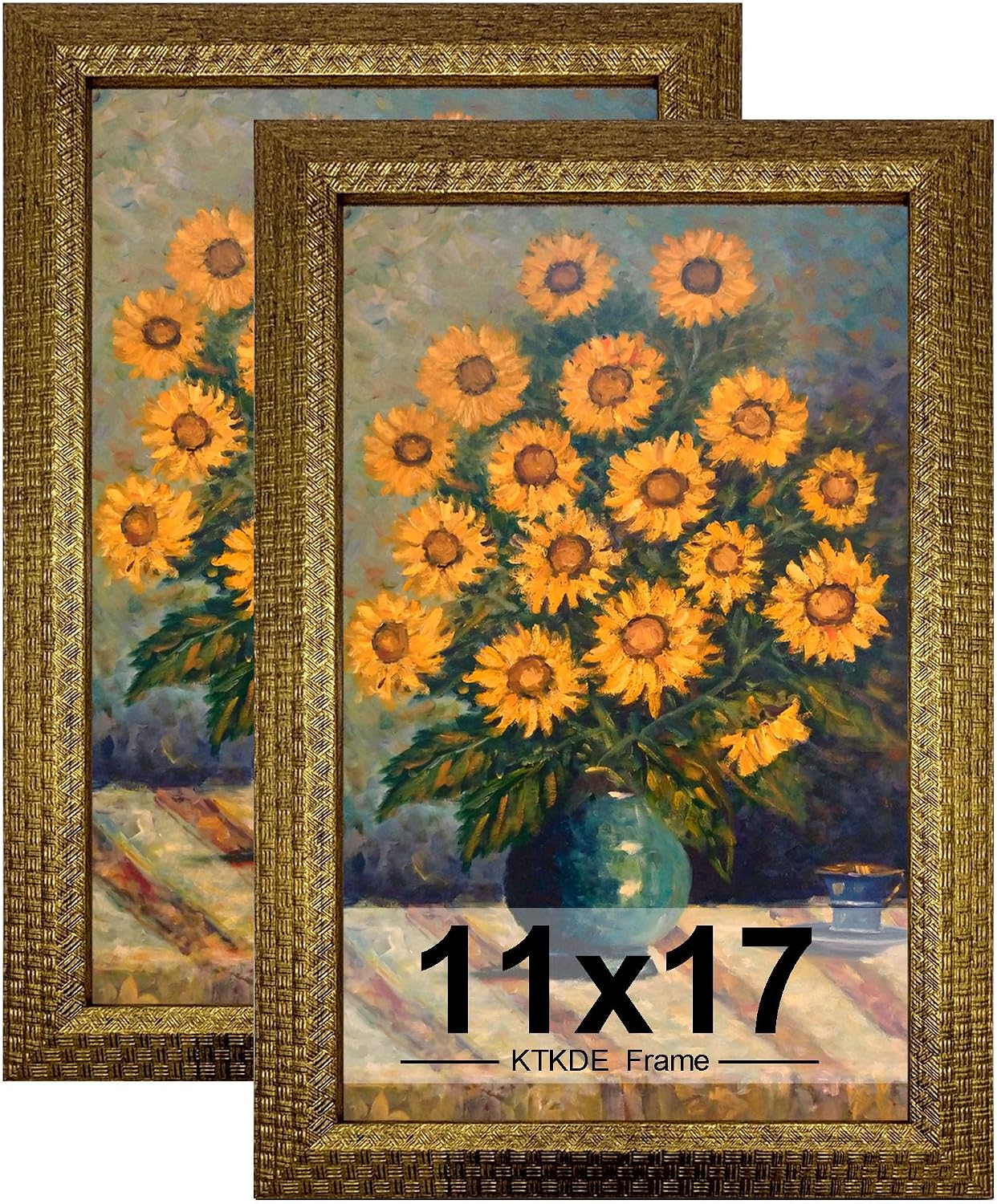 Ornate Gold Finish Photo Frame Set - Multi-Size