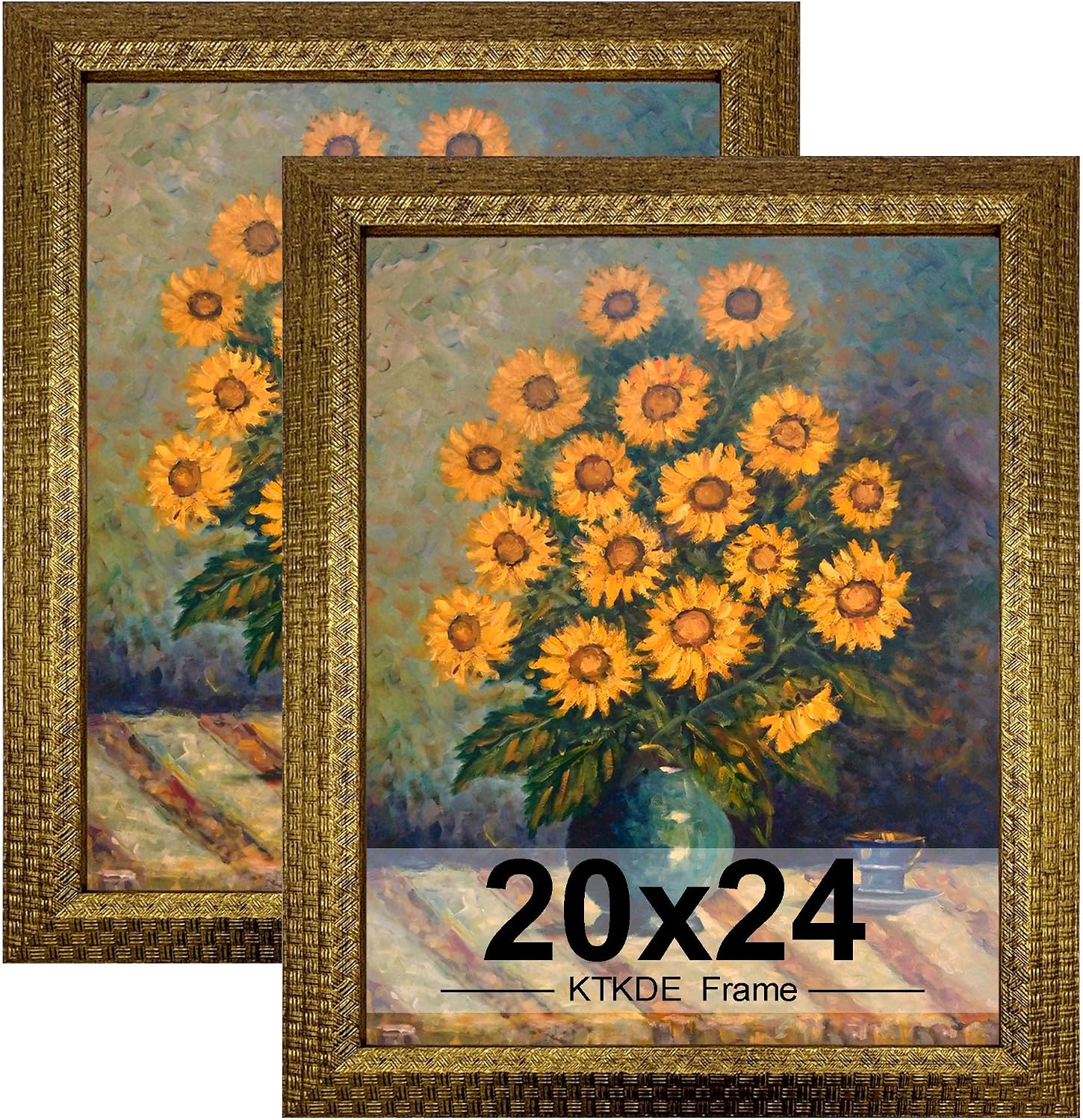 Ornate Gold Finish Photo Frame Set - Multi-Size