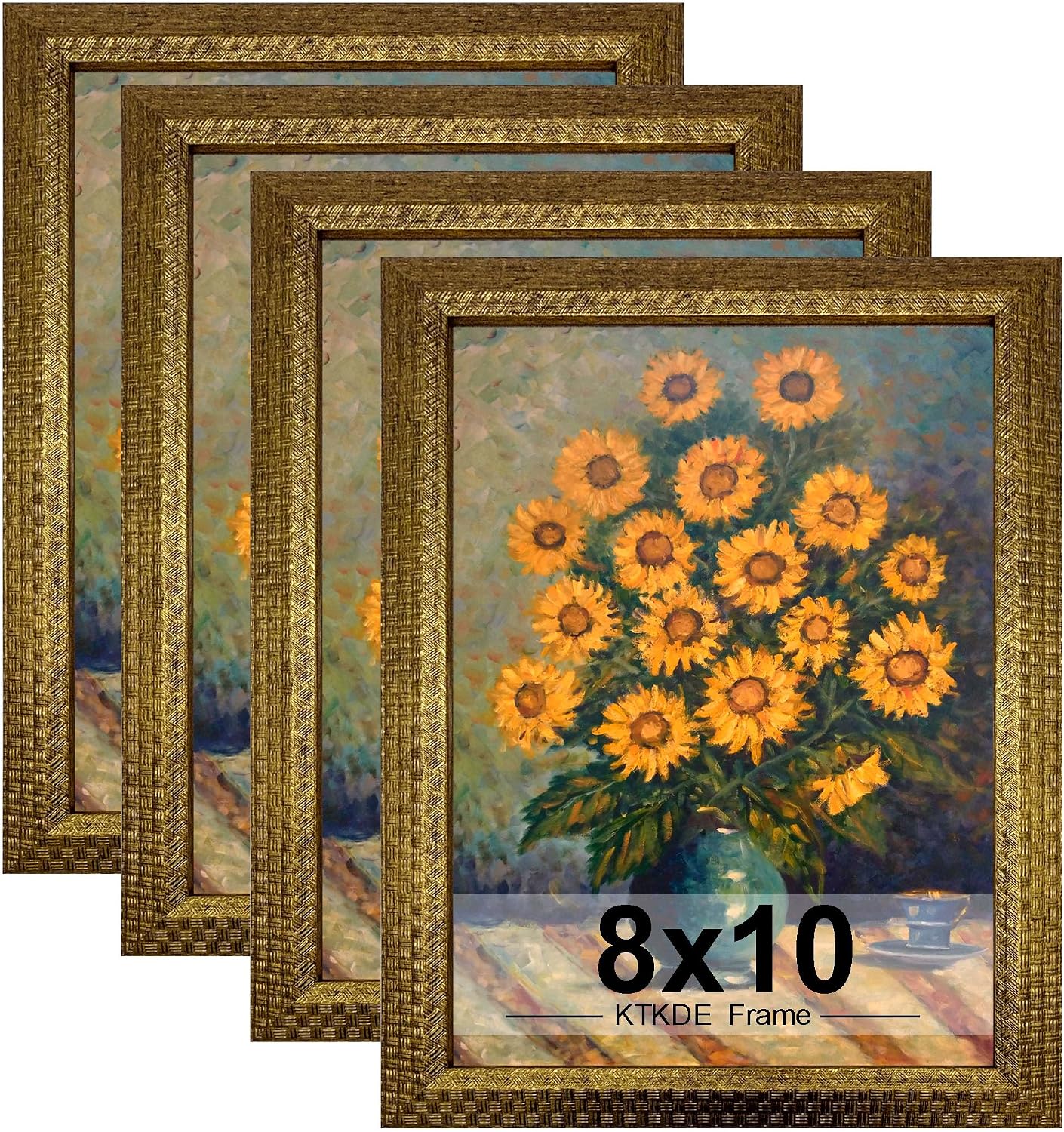 Ornate Gold Finish Photo Frame Set - Multi-Size