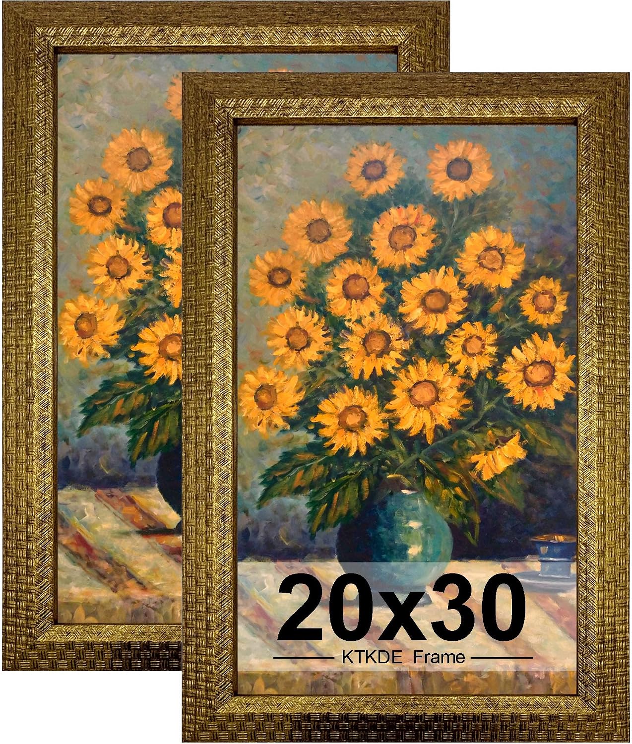 Ornate Gold Finish Photo Frame Set - Multi-Size