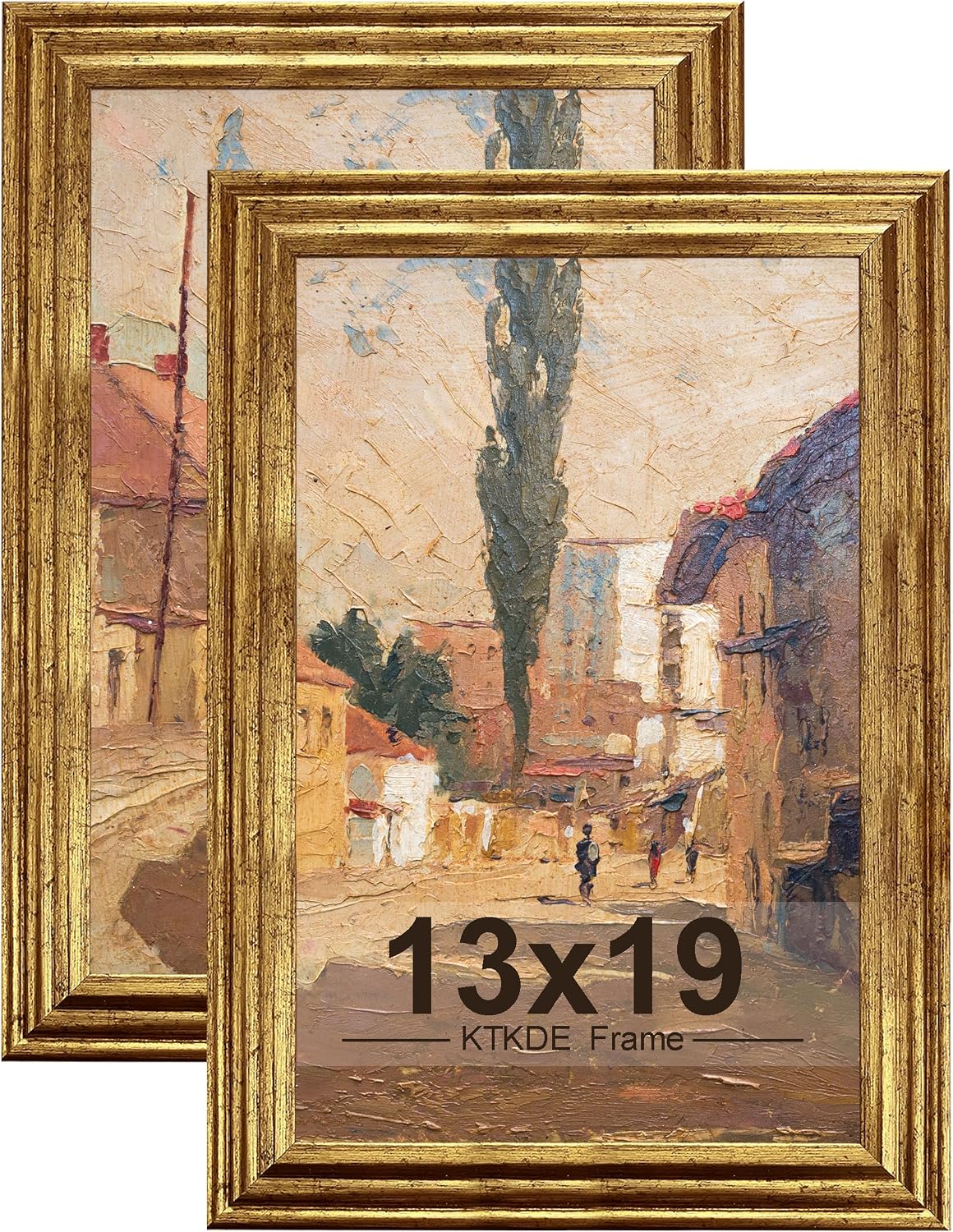 Gold Ornate Textured Frames - Multi-Size