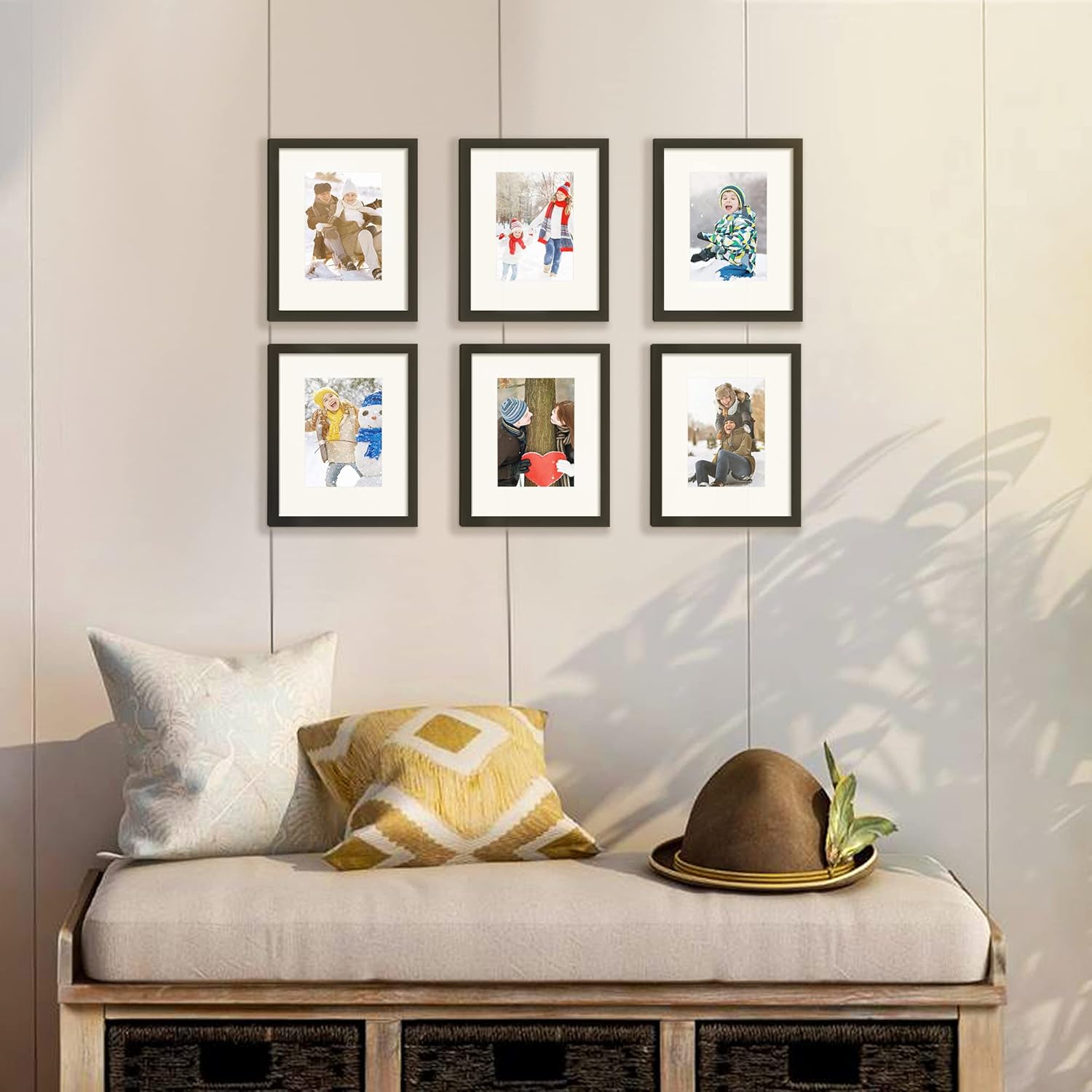 Black Wood Finish Photo Frame - Multi-Size